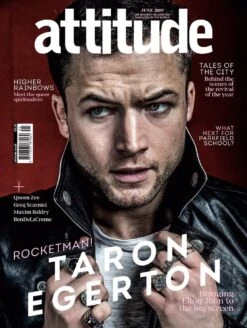 UK ATTITUDE Magazine June 2019: TARON EGERTON (ROCKETMAN) COVER AND FEATURE #2