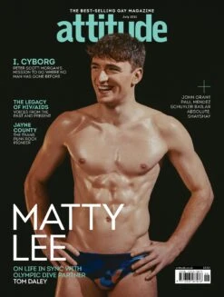 UK Attitude Magazine July 2021 Matty Lee On Tom Daley