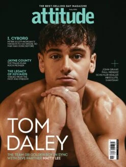 UK Attitude Magazine July 2021 Tom Daley World Exclusive Matty Lee