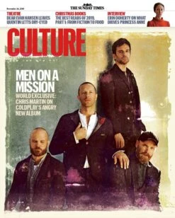 UK Culture Magazine 24th November 2019: Coldplay World Exclusive Cover Interview