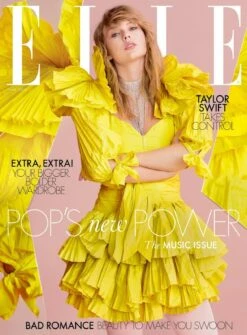 UK Elle Magazine April 2019: TAYLOR SWIFT COVER & FEATURE - ADAM LAMBERT