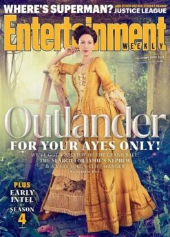 OUTLANDER EXCLUSIVE CAITRIONA BALFE SAM HEUGHAN ENTERTAINMENT WEEKLY NOVEMBER 2017