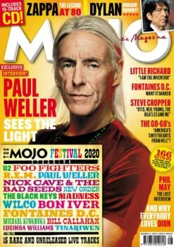 UK Mojo Magazine August 2020: PAUL WELLER Bob Dylan & Free Festival CD
