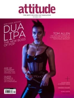 UK Attitude Magazine Dec 2020 DUA LIPA COVER FEATURE Colin Firth VIGGO MORTENSEN