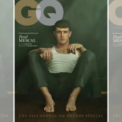 PAUL MESCAL - NORMAL PEOPLE GQ MAGAZINE UK JAN/FEB 2021 BRITISH EDITION NEW