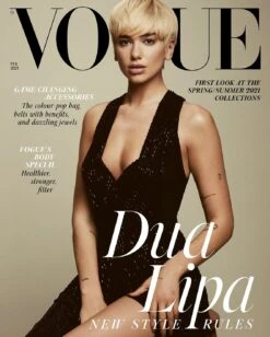 DUA LIPA - VOGUE MAGAZINE UK FEBRUARY 2021 BRITISH EDITION