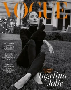 ANGELINA JOLIE - VOGUE MAGAZINE UK MARCH 2021 BRITISH EDITION #2