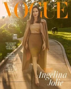 ANGELINA JOLIE - VOGUE MAGAZINE UK MARCH 2021 BRITISH EDITION #1
