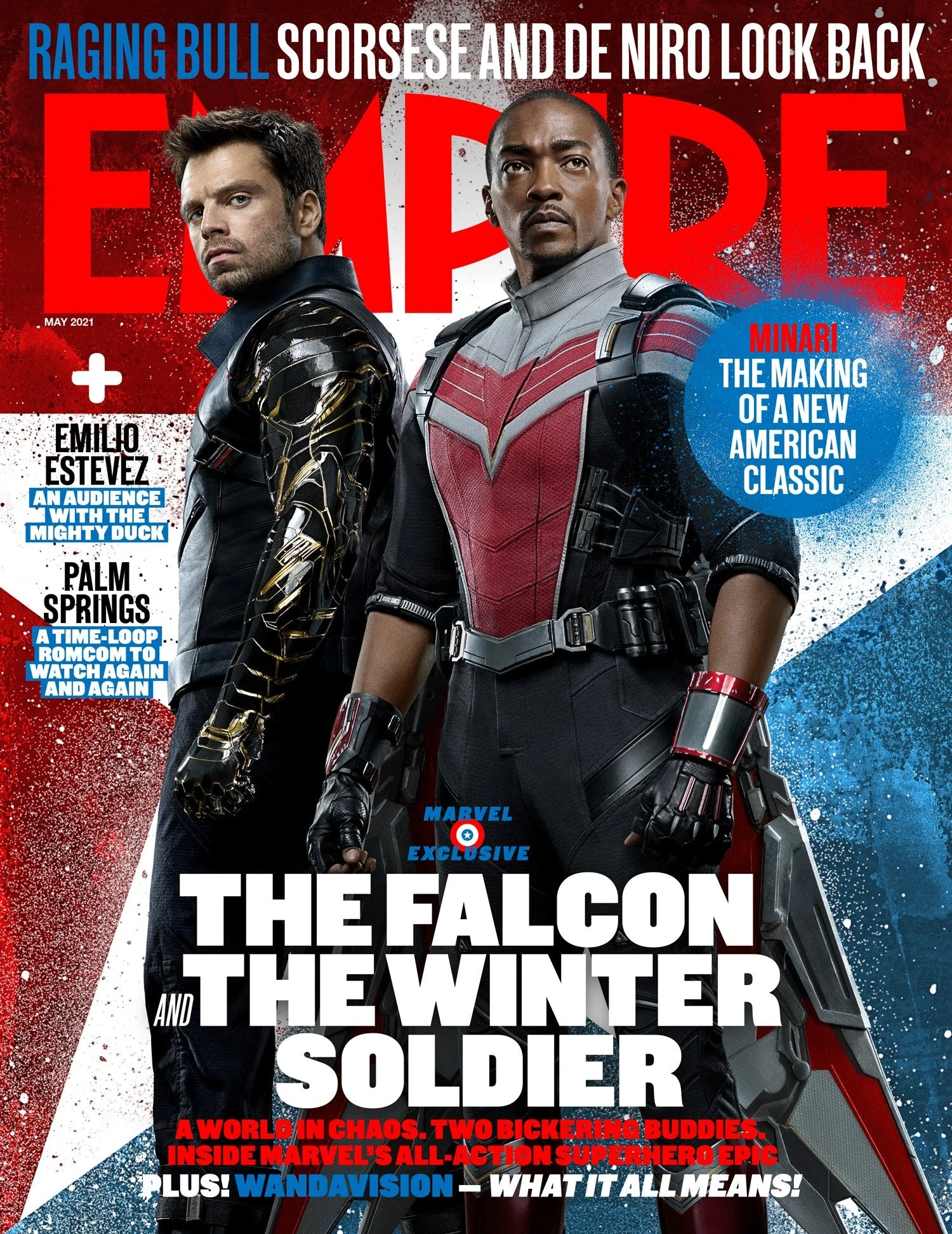 UK Empire Magazine May 2021: Sebastian Stan Anthony Mackie The Falcon & Winter Soldier 3 UK Empire Magazine May 2021: Sebastian Stan Anthony Mackie The Falcon & Winter Soldier