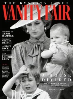British VANITY FAIR Magazine May 2021: PRINCESS DIANA PRINCE HARRY & WILLIAM