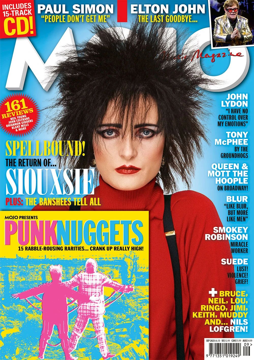 MOJO 358 – September 2023: Siouxsie Sioux & The Banshees Elton John (CD Not Included) 3 MOJO 358 – September 2023: Siouxsie Sioux & The Banshees Elton John (CD Not Included)