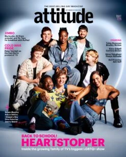 Attitude Magazine September/October 2023 Heartstopper Cover #5 Cast