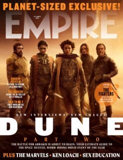 Empire Magazine October 2023: DUNE PART TWO TIMOTHEE CHALAMET Zendaya Cover 1