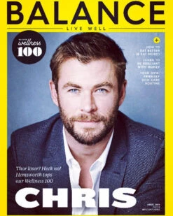 UK Balance Magazine April 2019: CHRIS HEMSWORTH Interview AVENGERS: ENDGAME