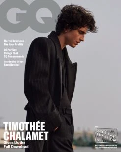 BRITISH GQ Magazine November 2023 Timothee Chalamet Collectors Cover #2 (Scratched Cover)