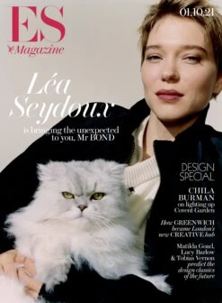 LEA SEYDOUX James Bond No Time To Die Cover UK ES Magazine 01/10/2021