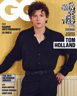 GQ MAGAZINE US NOVEMBER 2021 TOM HOLLAND COVER