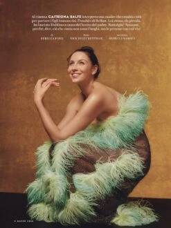 VANITY FAIR Italia March 2022 Caitriona Balfe Outlander