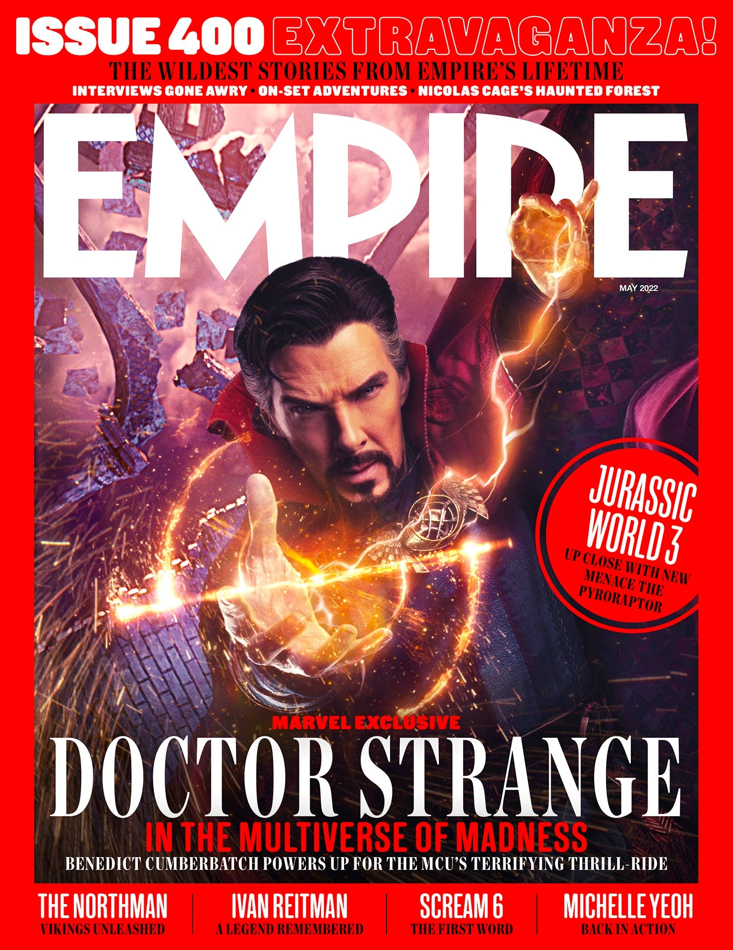 UK Empire Magazine May 2022 DOCTOR STRANGE WORLD EXCLUSIVE Benedict Cumberbatch 3 UK Empire Magazine May 2022 DOCTOR STRANGE WORLD EXCLUSIVE Benedict Cumberbatch