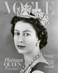 VOGUE UK MAGAZINE QUEEN ELIZABETH II PLATINUM JUBILEE SPECIAL - APRIL 2022