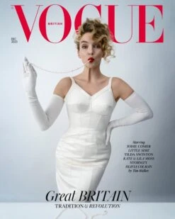 BRITISH VOGUE Magazine December 2023 JODIE COMER Collectors Cover (Defective Cover)