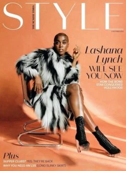 UK STYLE Magazine October 2022: LASHANA LYNCH COVER FEATURE James Bond