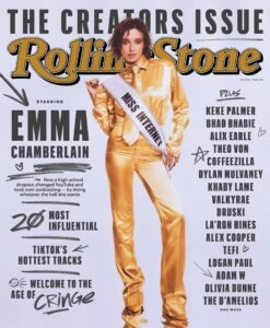 US Rolling Stone Magazine May 2023 Emma Chamberlain