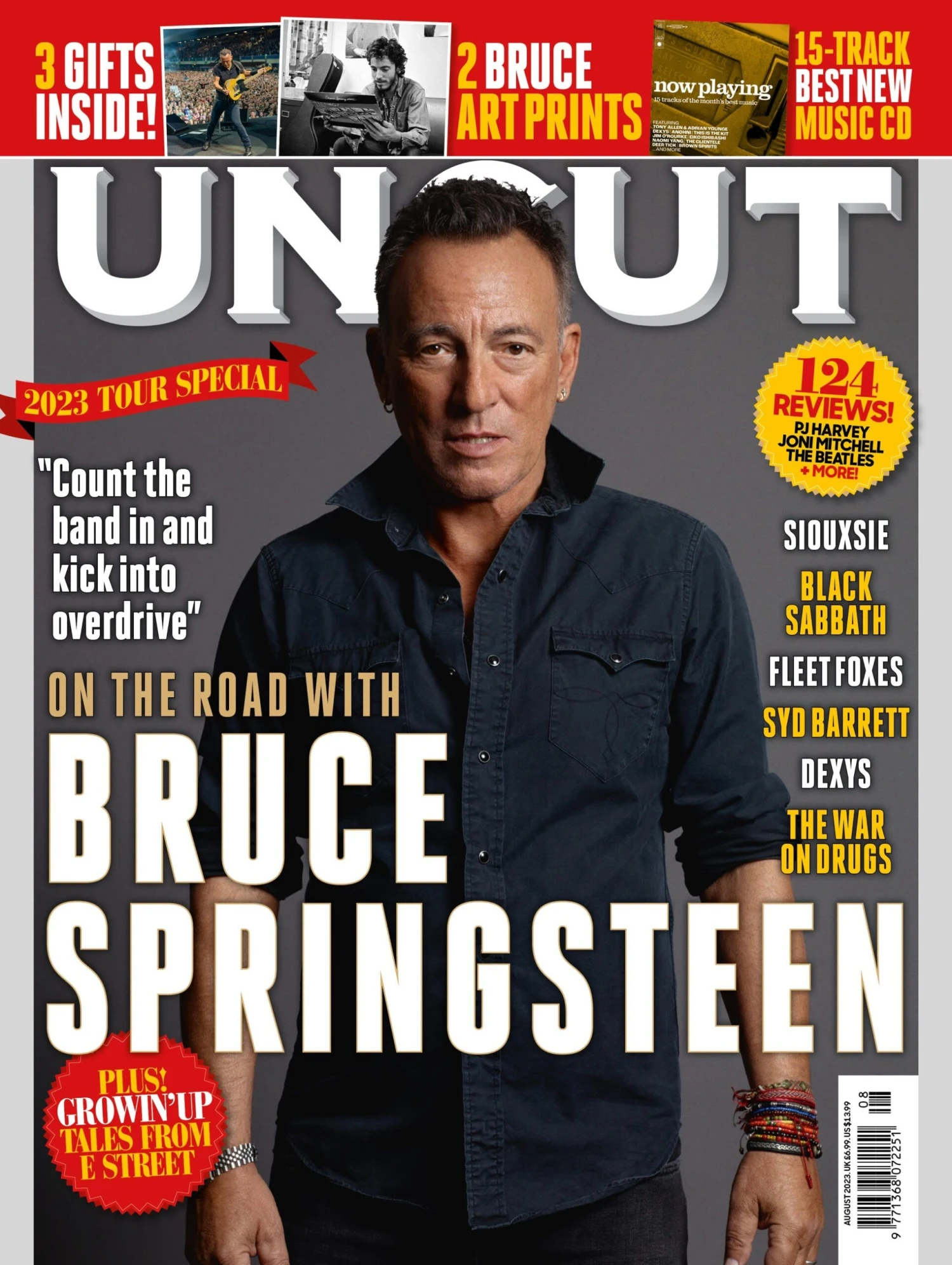 UNCUT Magazine Issue 315: August 2023 Bruce Springsteen Tina Turner & Free Art Cards 3 UNCUT Magazine Issue 315: August 2023 Bruce Springsteen Tina Turner & Free Art Cards