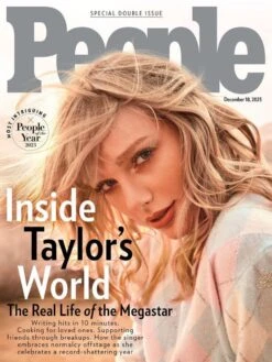 US PEOPLE Magazine 18th December 2023 Taylor Swift Cover (USA Customers Only)