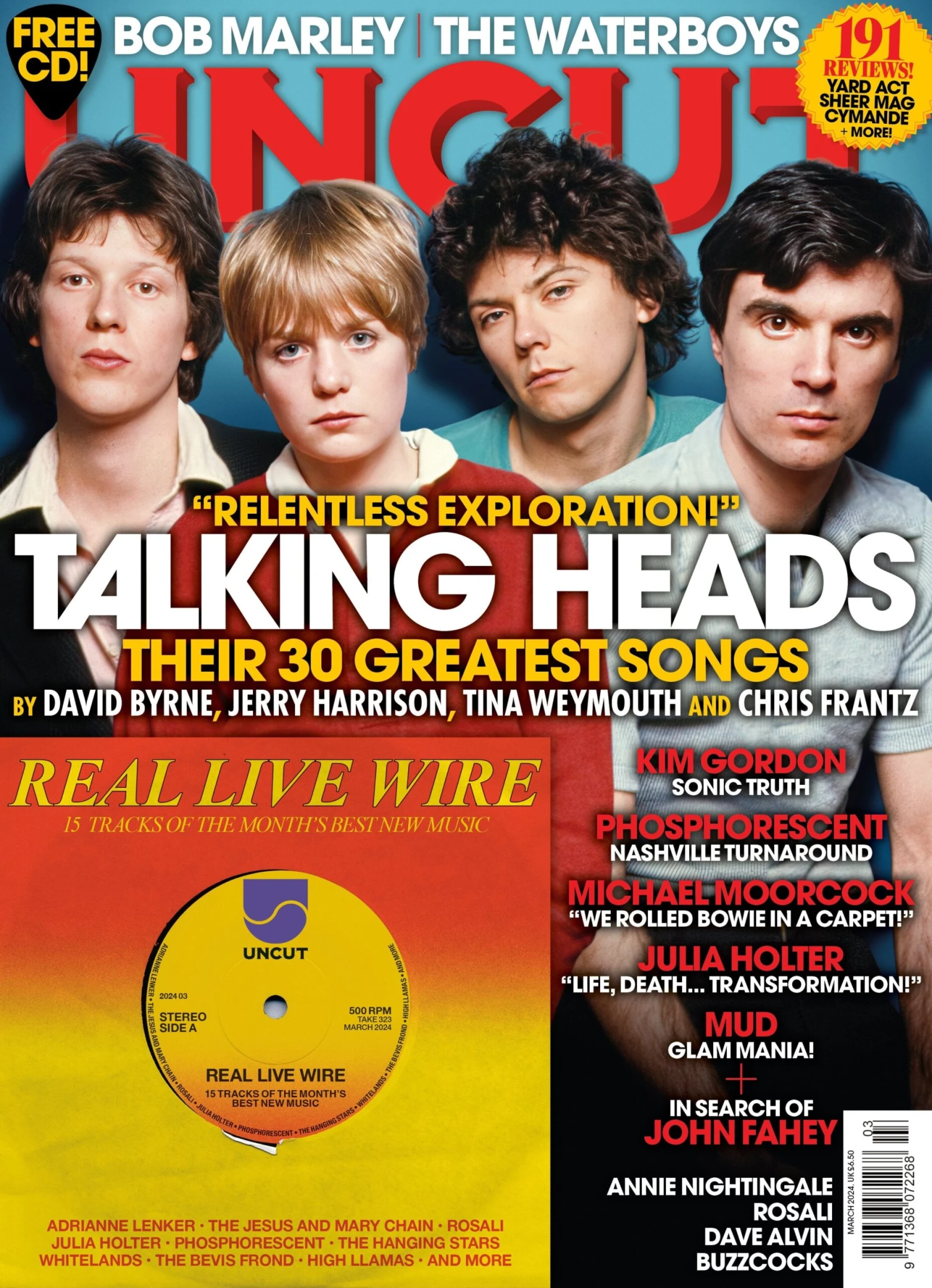 UNCUT Magazine March 2024 TALKING HEADS & Free CD David Byrne 3 UNCUT Magazine March 2024 TALKING HEADS & Free CD David Byrne