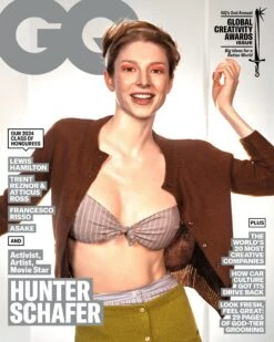 BRITISH GQ Magazine April/May 2024 Hunter Schafer Cover