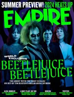 Empire Magazine August 2024: BEETLEJUICE BEETLEJUICE Winona Ryder Jenna Ortega