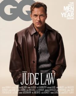 BRITISH GQ Magazine December 2024 Jude Law