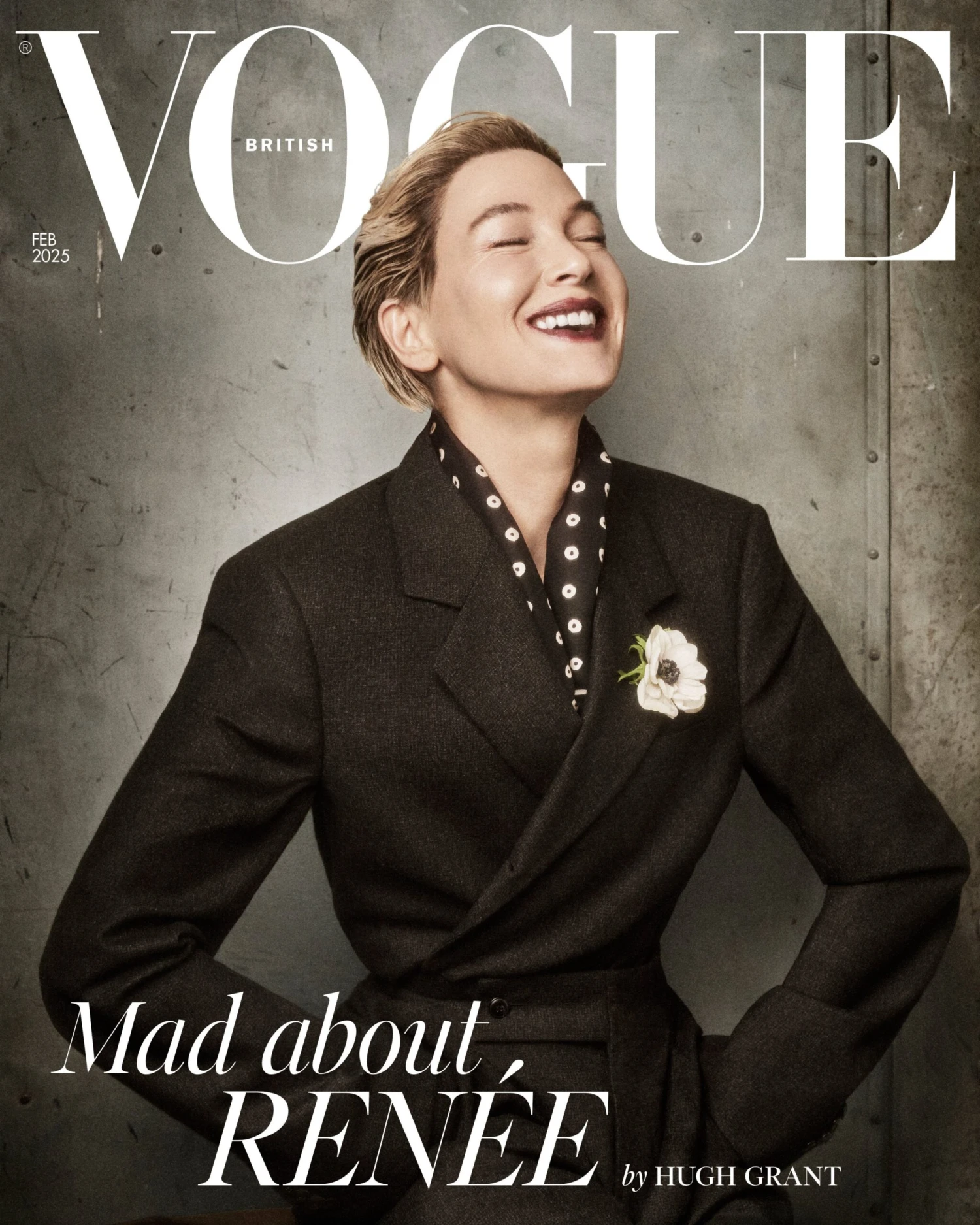 BRITISH Vogue UK Magazine February 2025 - Renee Zellweger By Hugh Grant 3 BRITISH Vogue UK Magazine February 2025 - Renee Zellweger By Hugh Grant