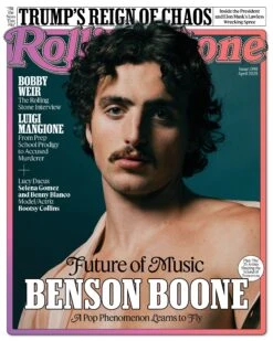 BENSON BOONE - ROLLING STONE MAGAZINE - APRIL 2025 - NEW