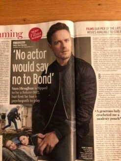 UK Radio Times Magazine March 2021 Sam Heughan Interview