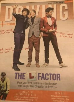 N/A ONE DIRECTION (1D) Niall Horan Zayn Malik IN GEAR COVER EXCLUSIVE UK SUPPLEMENT