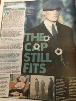 HOT TV Magazine 26/02/2022 Cillian Murphy Jodie Comer Peaky Blinders