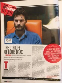 UK Empire Magazine March 2015: JAMIE DORNAN On Locaton