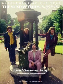 UK Sunday Times Magazine 22nd July 2018 The Beatles Paul McCartney - Don McCullin - Cover 2