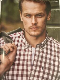 UK GQ Magazine September 2018 Sam Heughan For Barbour