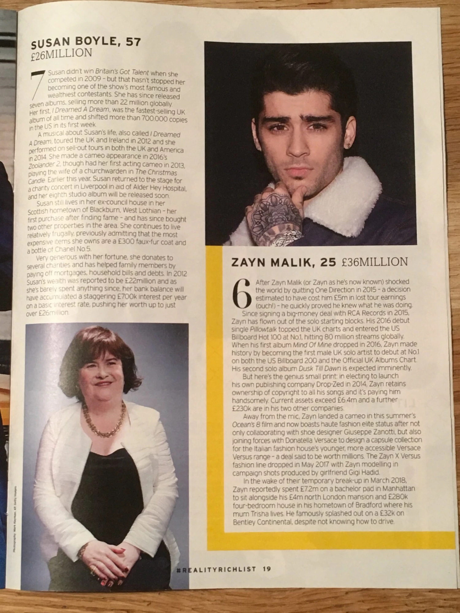 Reality TV Rich List 2018: HARRY STYLES Zayn Malik LOUIS TOMLINSON Niall Horan LIAM PAYNE 5 Reality TV Rich List 2018: HARRY STYLES Zayn Malik LOUIS TOMLINSON Niall Horan LIAM PAYNE - Image 3