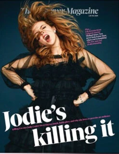 OBSERVER Magazine 2nd June 2019 Jodie Comer Cover (Killing Eve) (Defective Cover)