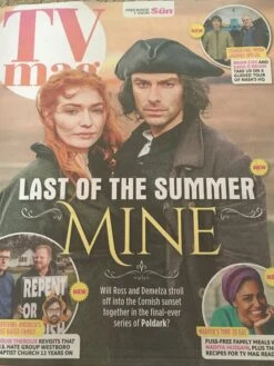 UK SUN TV Magazine July 2019: Aidan Turner + Eleanor Tomlinson (Poldark) - Bros