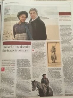 UK Telegraph Review 13 July 2019: Aidan Turner Poldark Feature