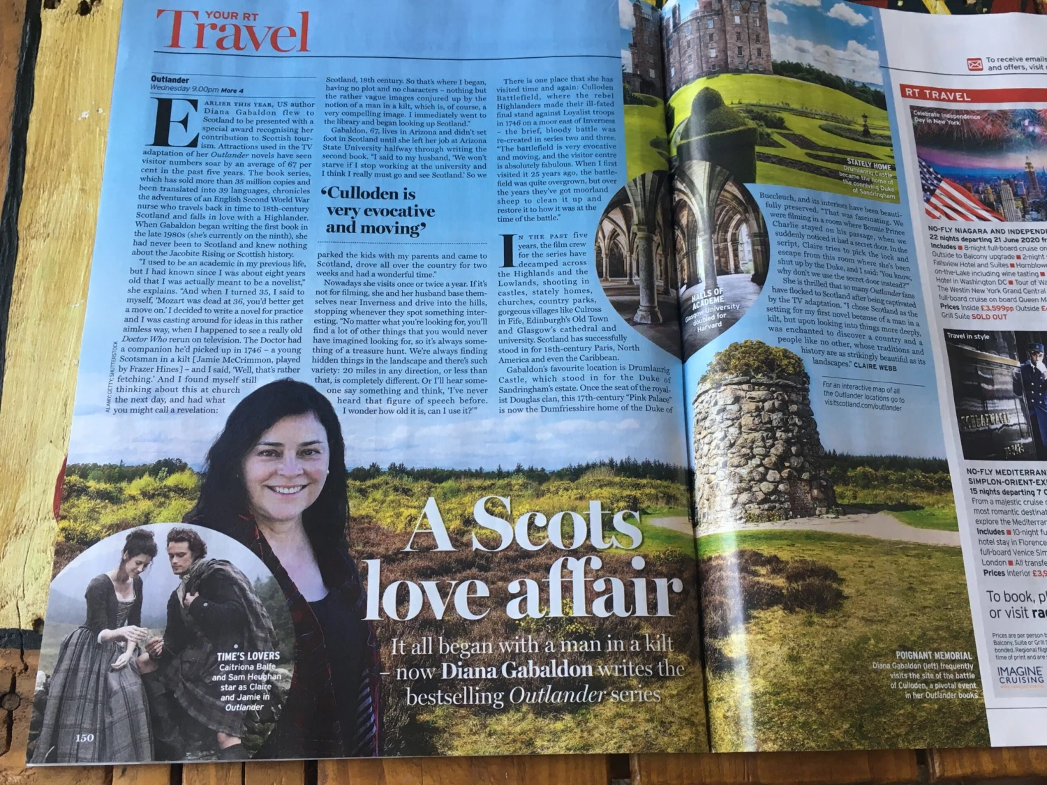 UK Radio Times Magazine 27 July 2019: Sam Heughan Outlander Jack Farthing Tuppence Middleton 3 UK Radio Times Magazine 27 July 2019: Sam Heughan Outlander Jack Farthing Tuppence Middleton