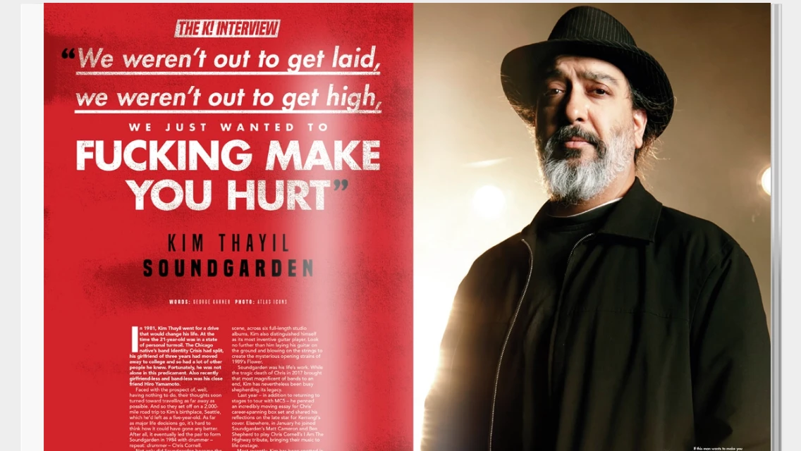 KERRANG! Magazine 3 August 2019 Soundgarden (Kim Thayil On Chris Cornell) + Art Print 3 KERRANG! Magazine 3 August 2019 Soundgarden (Kim Thayil On Chris Cornell) + Art Print