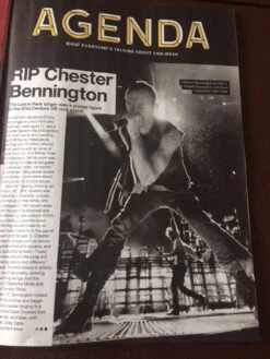 NME Magazine 28 July 2017 Chester Bennington 1976-2017 Tribute Inside