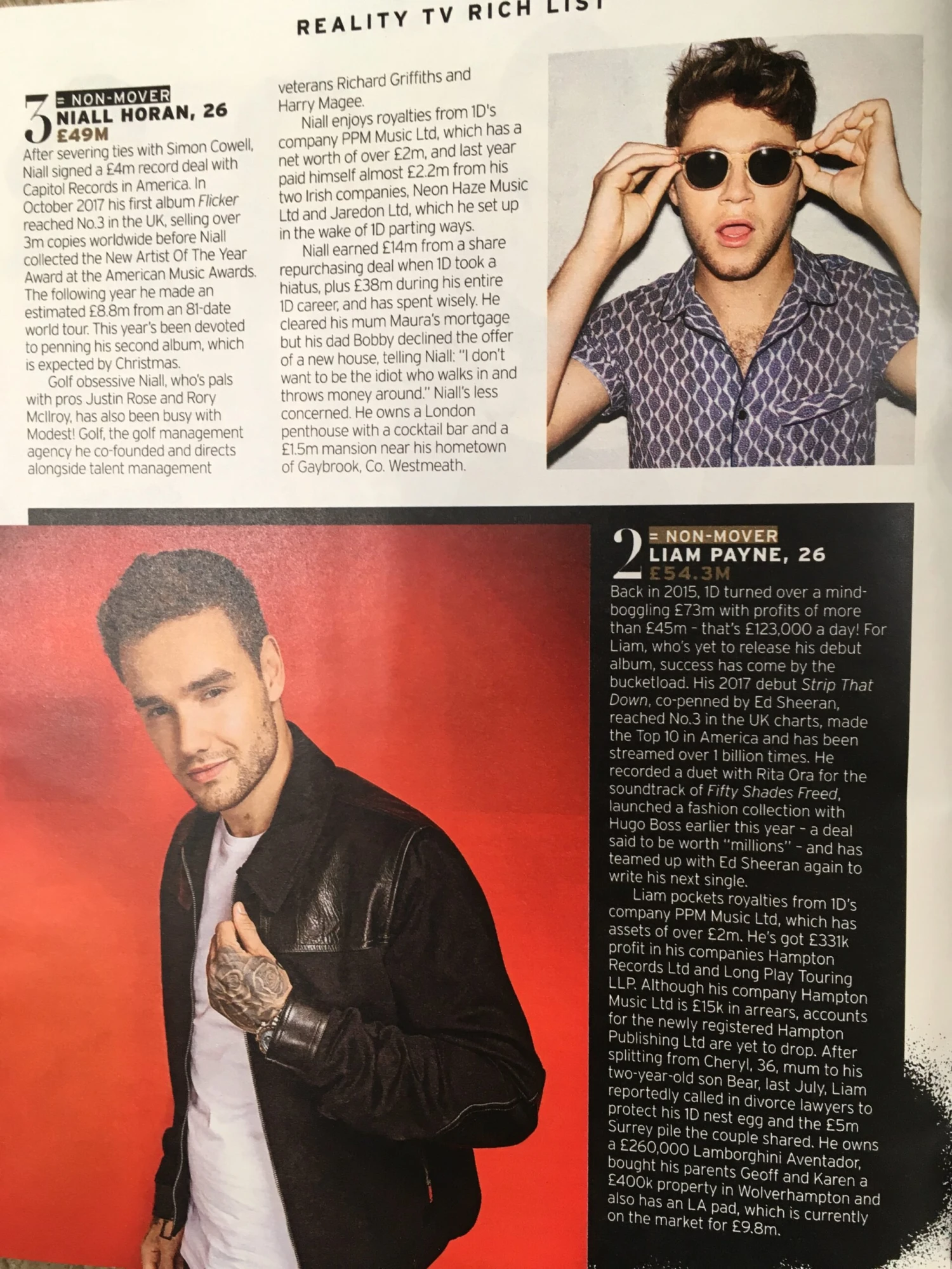 UK FABULOUS Magazine Sept 2019: HARRY STYLES Louis Tomlinson NIALL HORAN Zayn Liam Payne 4 UK FABULOUS Magazine Sept 2019: HARRY STYLES Louis Tomlinson NIALL HORAN Zayn Liam Payne - Image 2