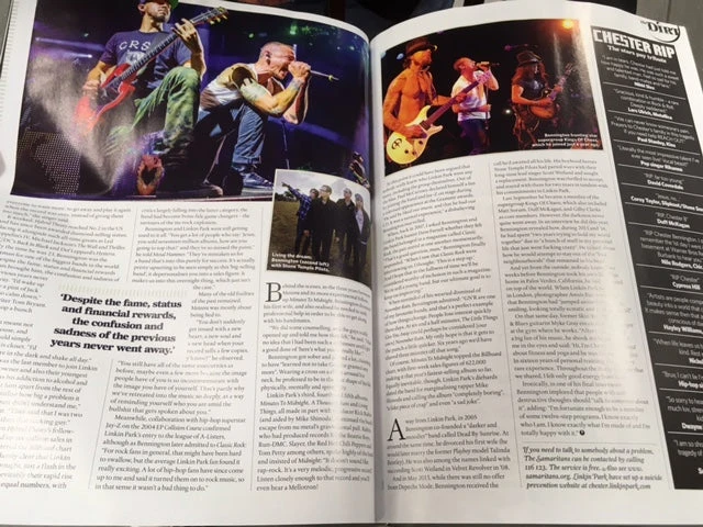Classic Rock Magazine September 2017 Chester Bennington Metallica The Grateful Dead 4 Classic Rock Magazine September 2017 Chester Bennington Metallica The Grateful Dead - Image 2